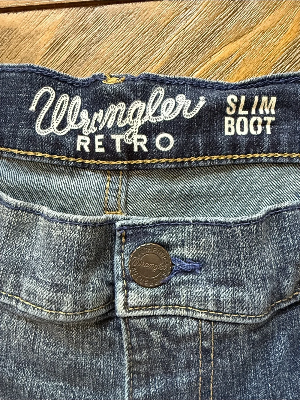 Wrangler Men's Retro Stretch Low Rise Slim Fit 5Pkt Boot Cut Jeans 36x32 Western
